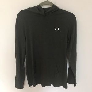 Dark Green Under Armour Light Hoodie - XL